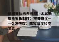 乐鱼-英超赛后再迎强敌；孟菲斯灰熊篮板制胜；主帅态度——引发热议；阵容厚度经受考验的简单介绍